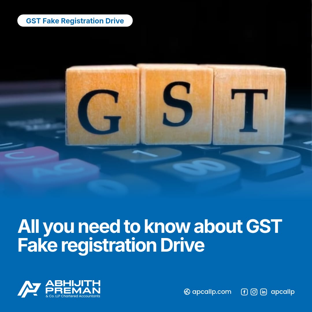 GST Fake Registration Drive 