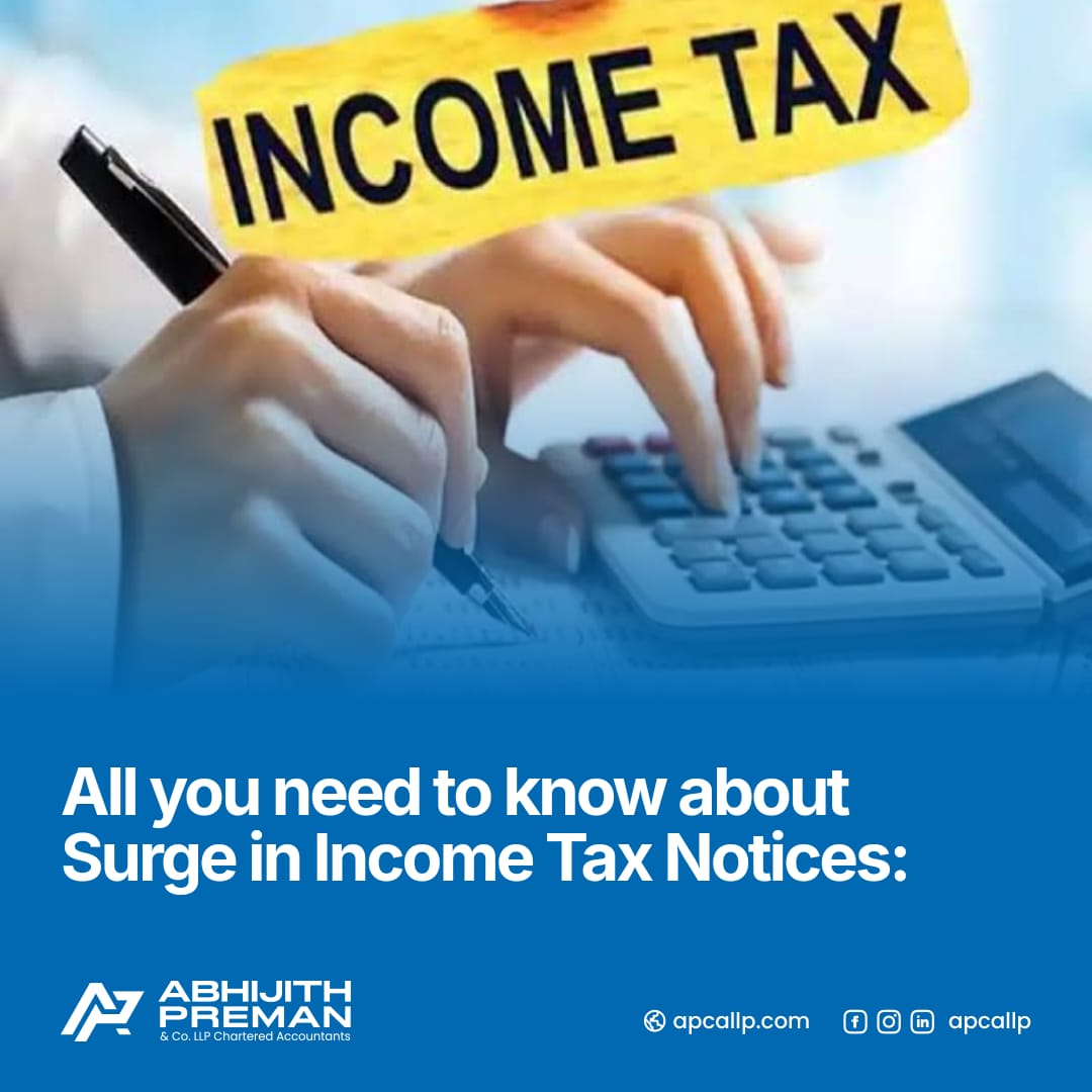 All you need to know about Surge in Income Tax Notices.