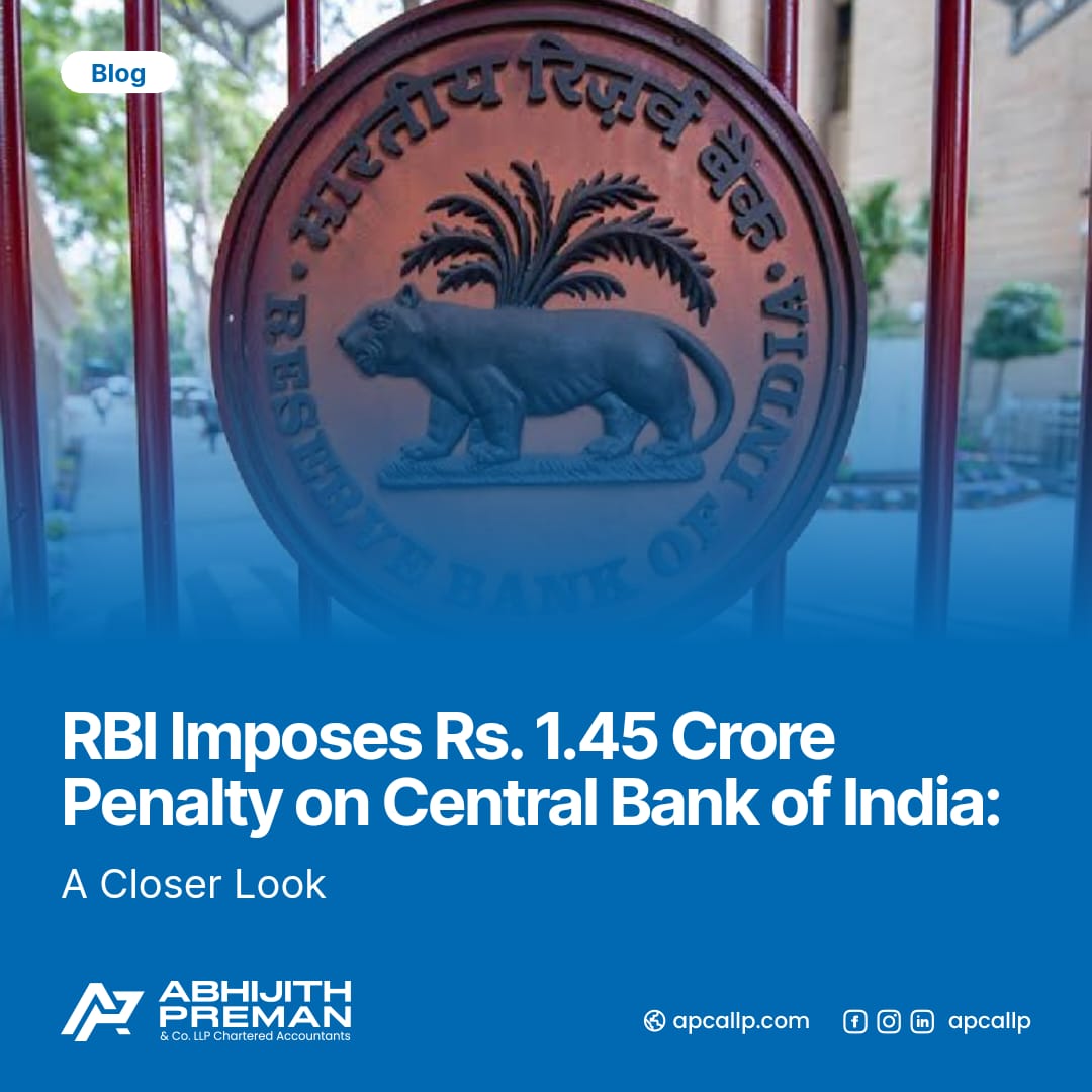 RBI Imposes Rs. 1.45 Crore Penalty on Central Bank of India: A Closer Look